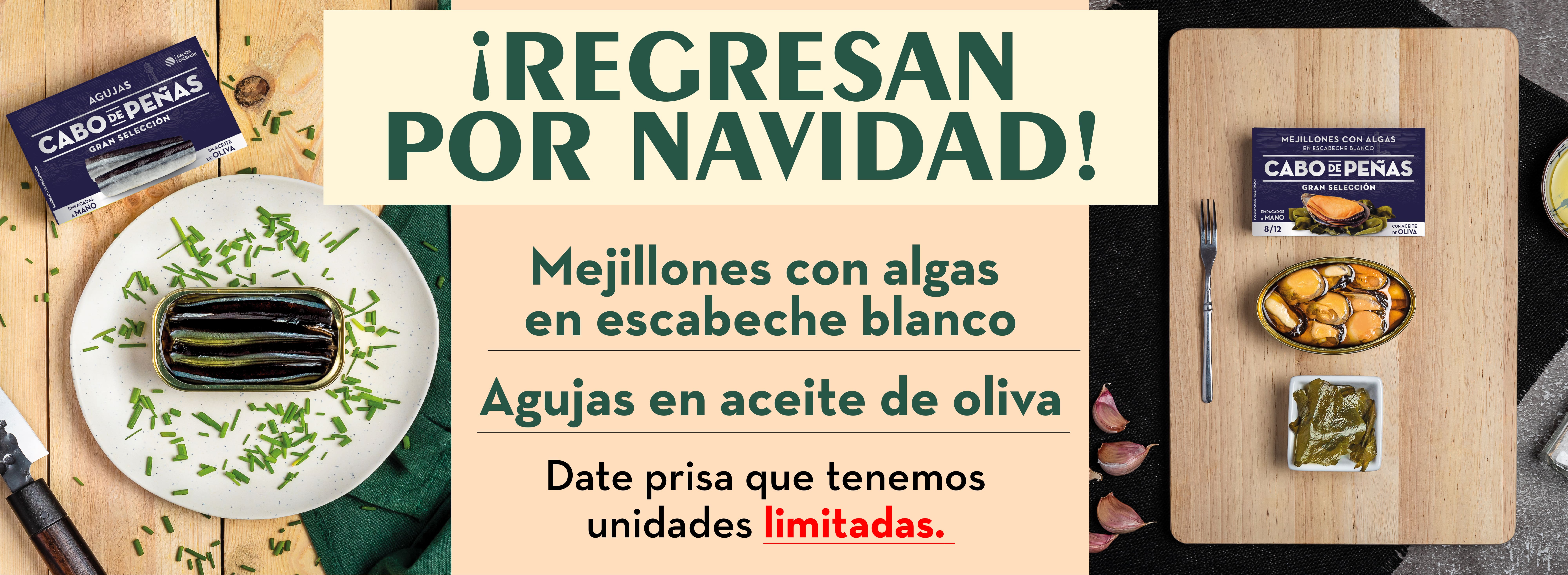 Alta stock Aguja y Mejillones algas